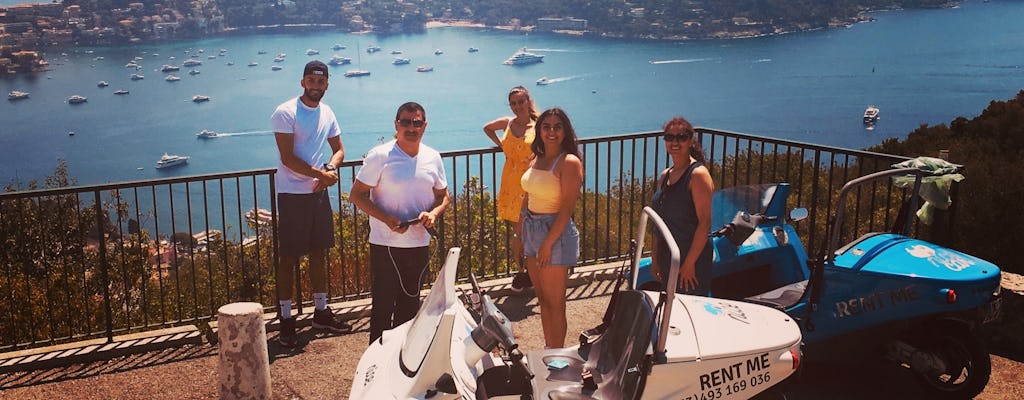 2-hour open-top car tour in the French Riviera