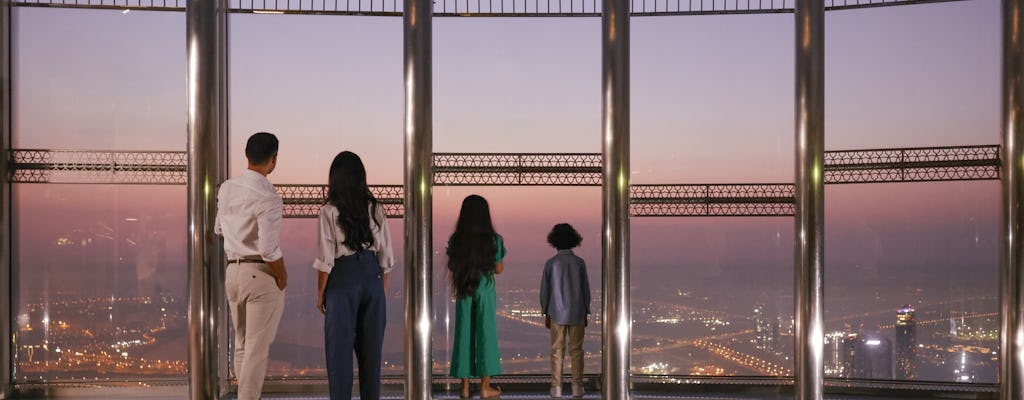 Burj Khalifa level 124 sunrise tickets with a morning treat
