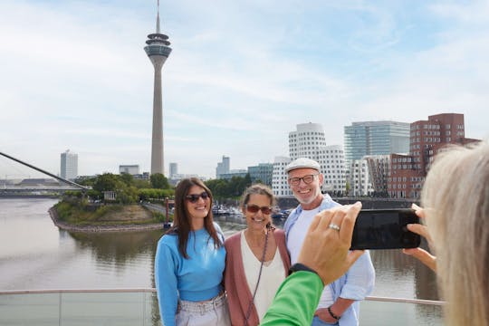 Düsseldorf  MedienHafen and Rhine Tower Guided Tour
