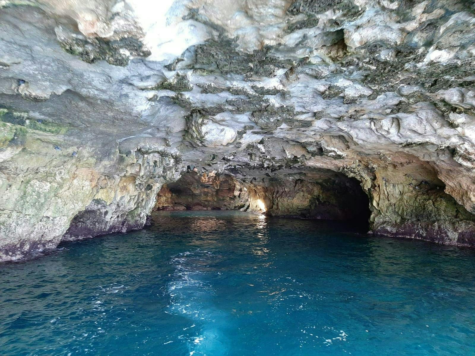 Crucero en Gozzo a las Cuevas de Polignano a Mare