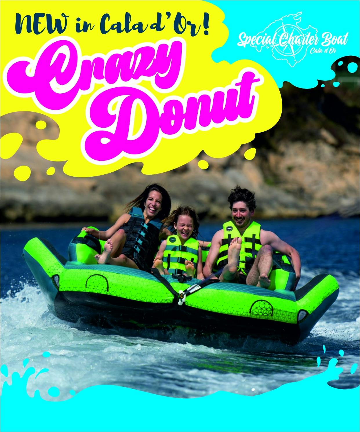 Crazy Donut Boat Experience in Cala Dor Musement