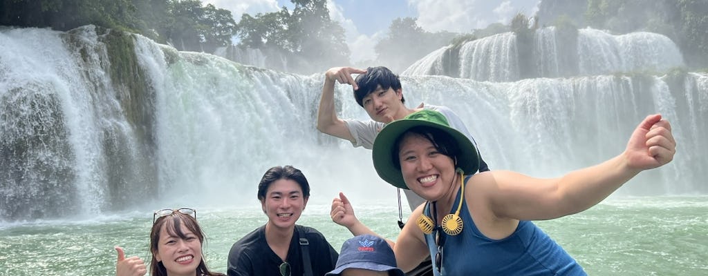 Excursão de 2 dias à Cachoeira Ban Gioc e à Montanha Angel saindo de Hanói