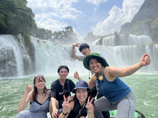 Excursión de 2 días a la cascada Ban Gioc y la montaña Angel desde Hanoi