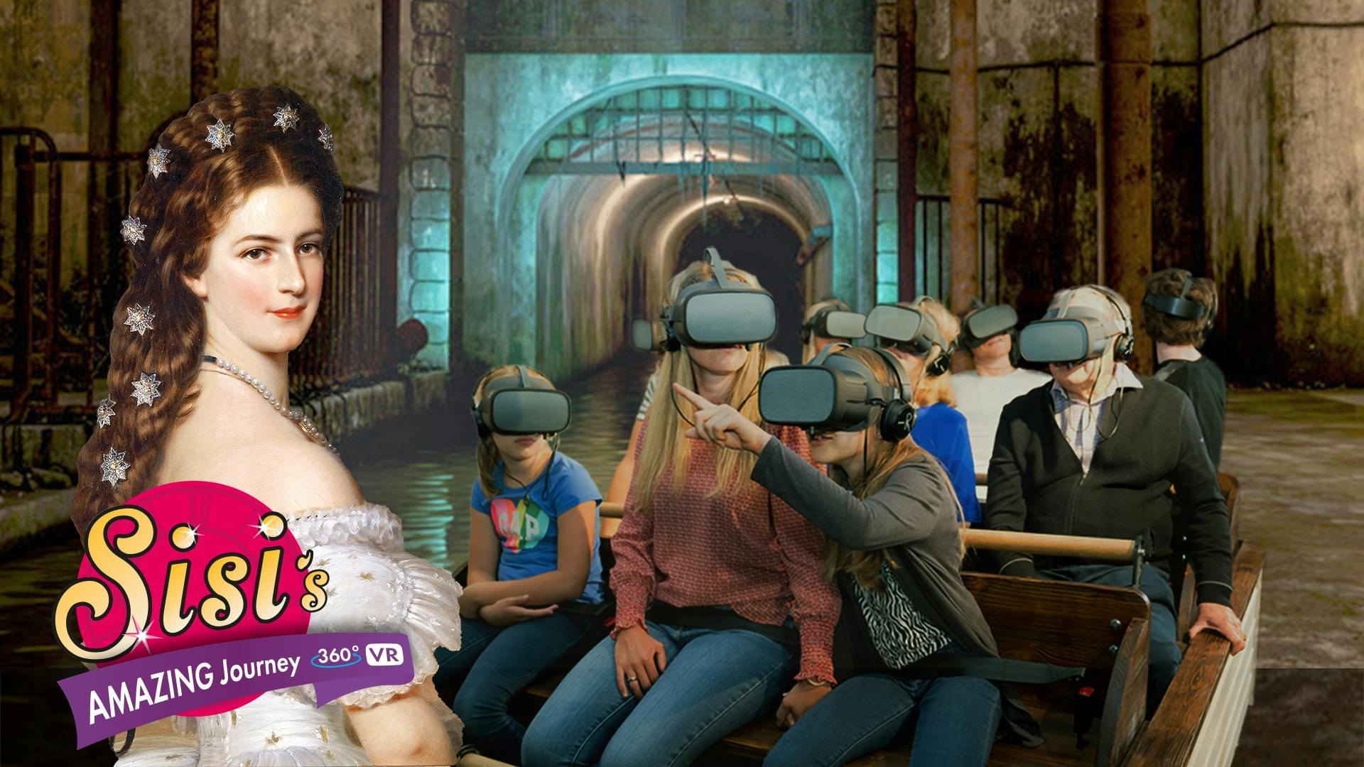 A incrível jornada de Sisi, passeio de barco em realidade virtual