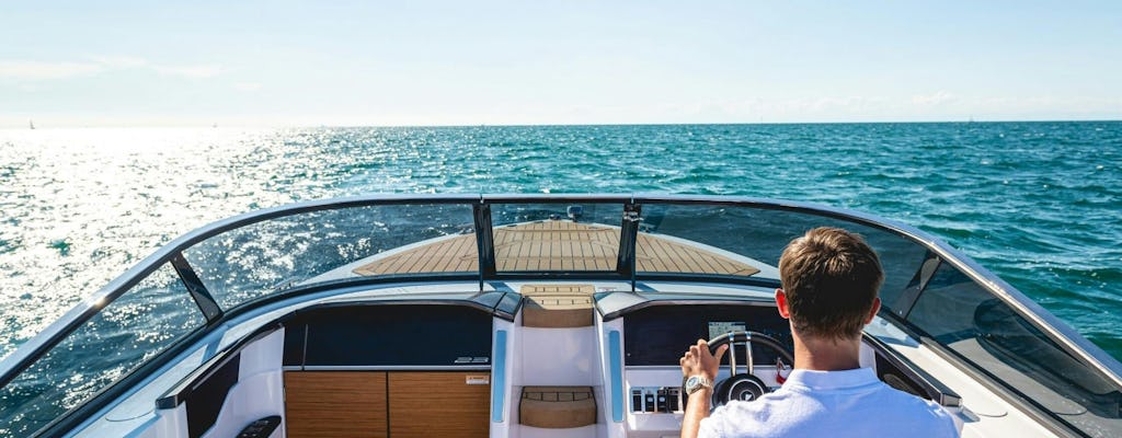 Excursão privada de barco de luxo de 1 hora no Lago Como