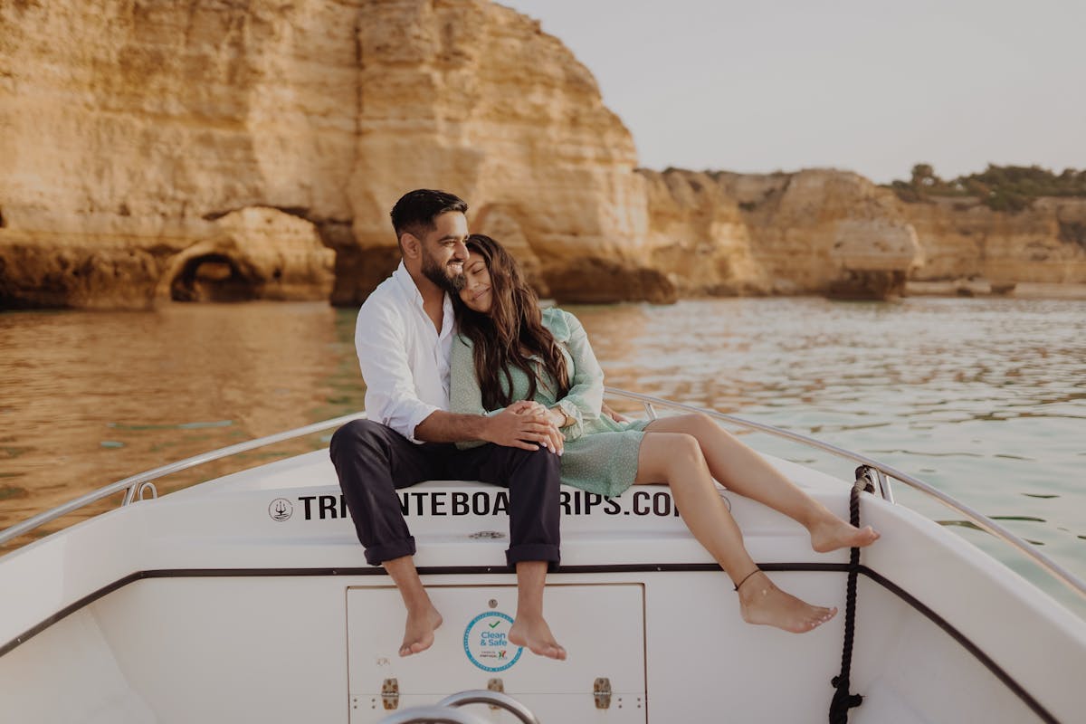 Privétour per boot naar de grotten van Benagil
