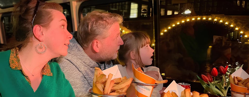Abendkreuzfahrt mit holländischen Pommes, Bitterballen und Begrüßungsgetränk