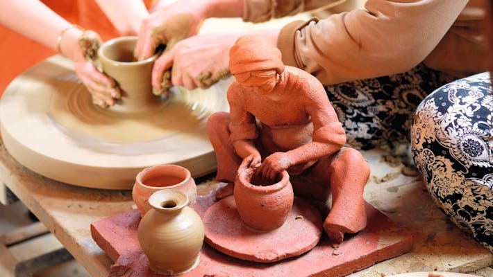 Experiencia de siete manantiales y cerámica.