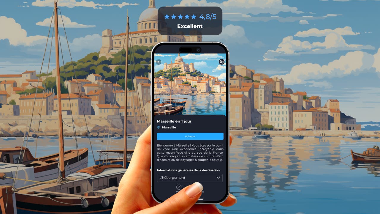 Marseille Self-Guided Tour with a Digital Guide