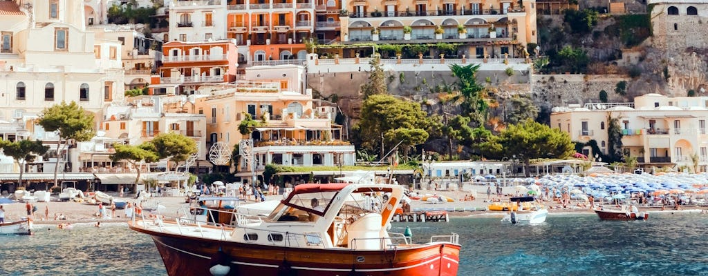 Tour en barco para grupos pequeños por Positano y Amalfi