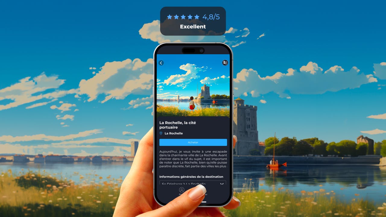 Self-Guided Tour in La Rochelle with an Interactive App