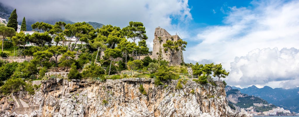 Crucero privado en barco por la costa de Amalfi