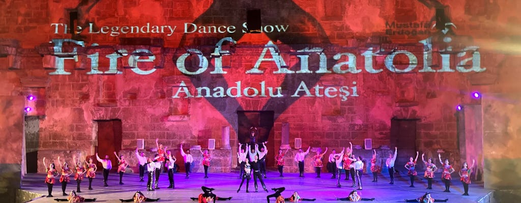 Espectáculo de danza Fuego de Anatolia en el Teatro Antiguo de Aspendos