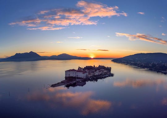 Sunset cruise on Lake Maggiore and Borromean Islands