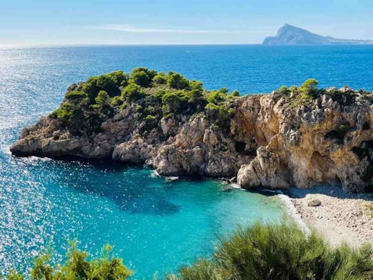 Excursão de barco e ancoragem nas enseadas de Altea com almoço