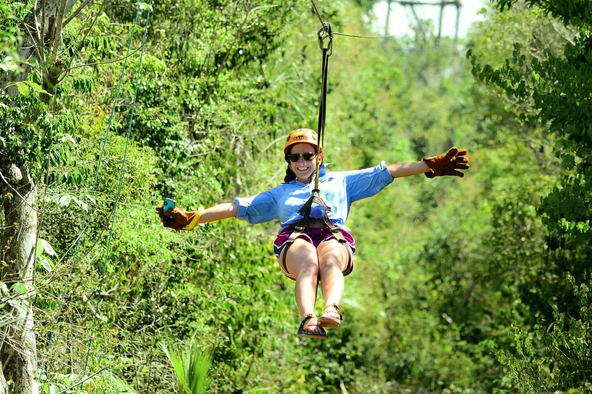 Riviera Maya Xtreme Snorkelling & Ziplining Tour