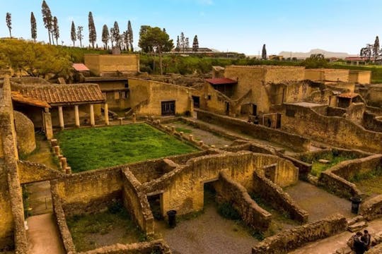 From Herculaneum to Pompeii tour with audio guide