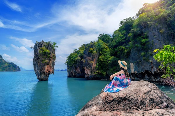 Excursión privada de un día desde Krabi a la isla James Bond y Koh Panyi