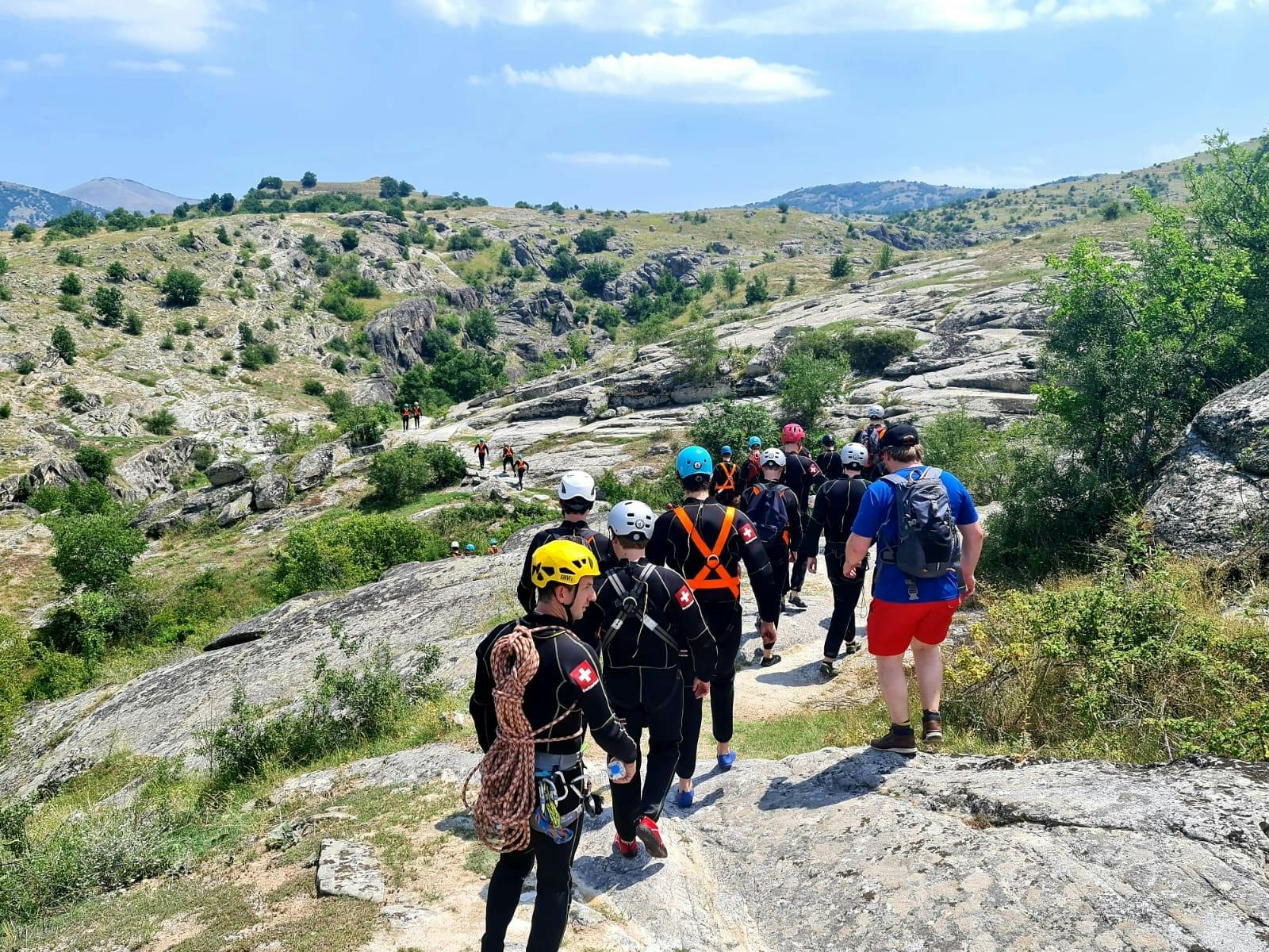 Esperienza di canyoning Mariovo da Skopje