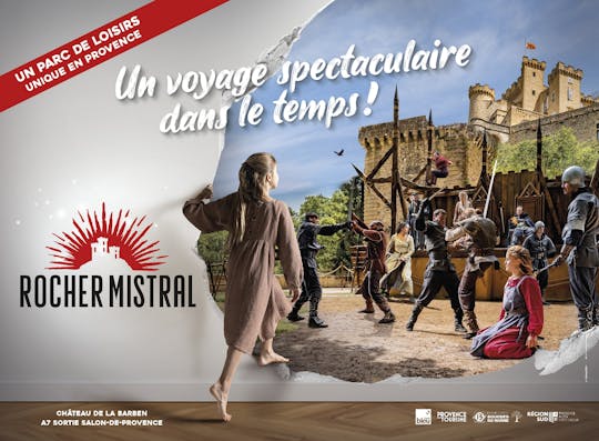 Entrance Ticket for Rocher Mistral at Château de la Barben