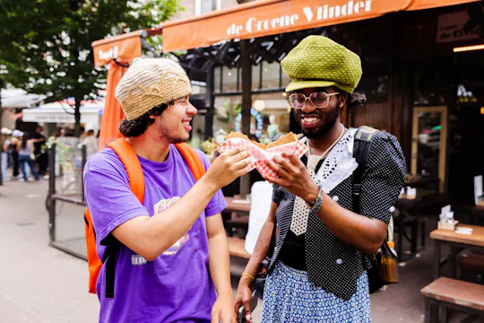 Paseo gastronómico y degustación en Ámsterdam