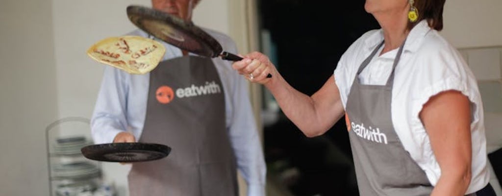 Dutch Pancake Cooking Class and Lunch in an Amsterdam Canal House