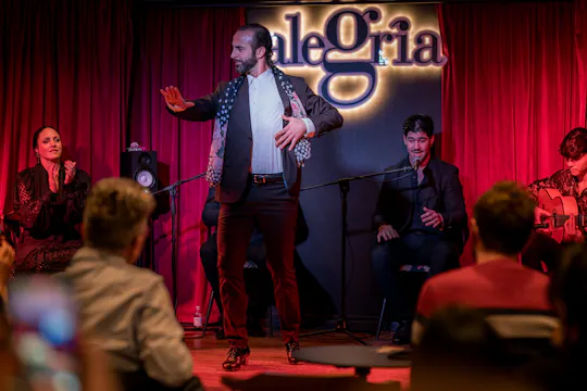 Espectáculo de flamenco de 1 hora en el Alegría de Málaga