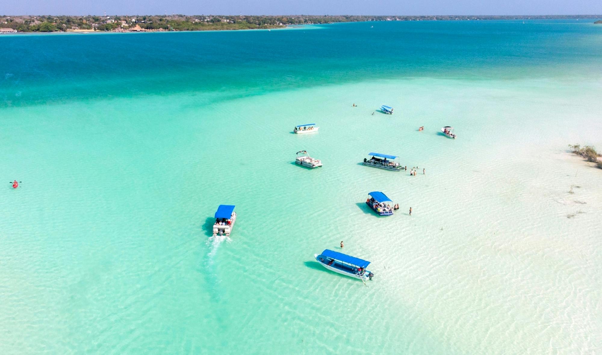 Bacalar Lagoon of Seven Colours