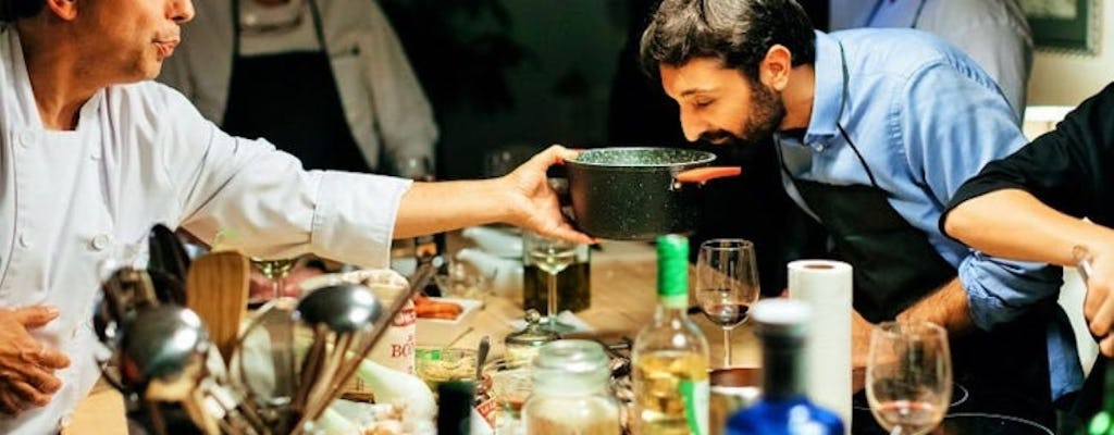 Paella-Kochkurs und Tour durch Boqueria