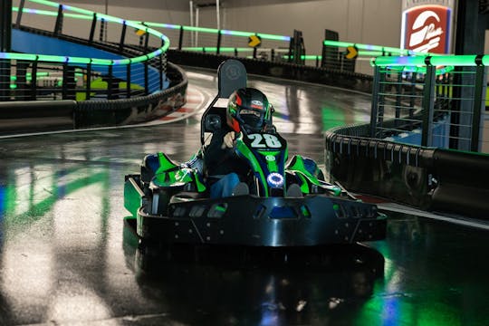 Experiência de kart indoor Andretti