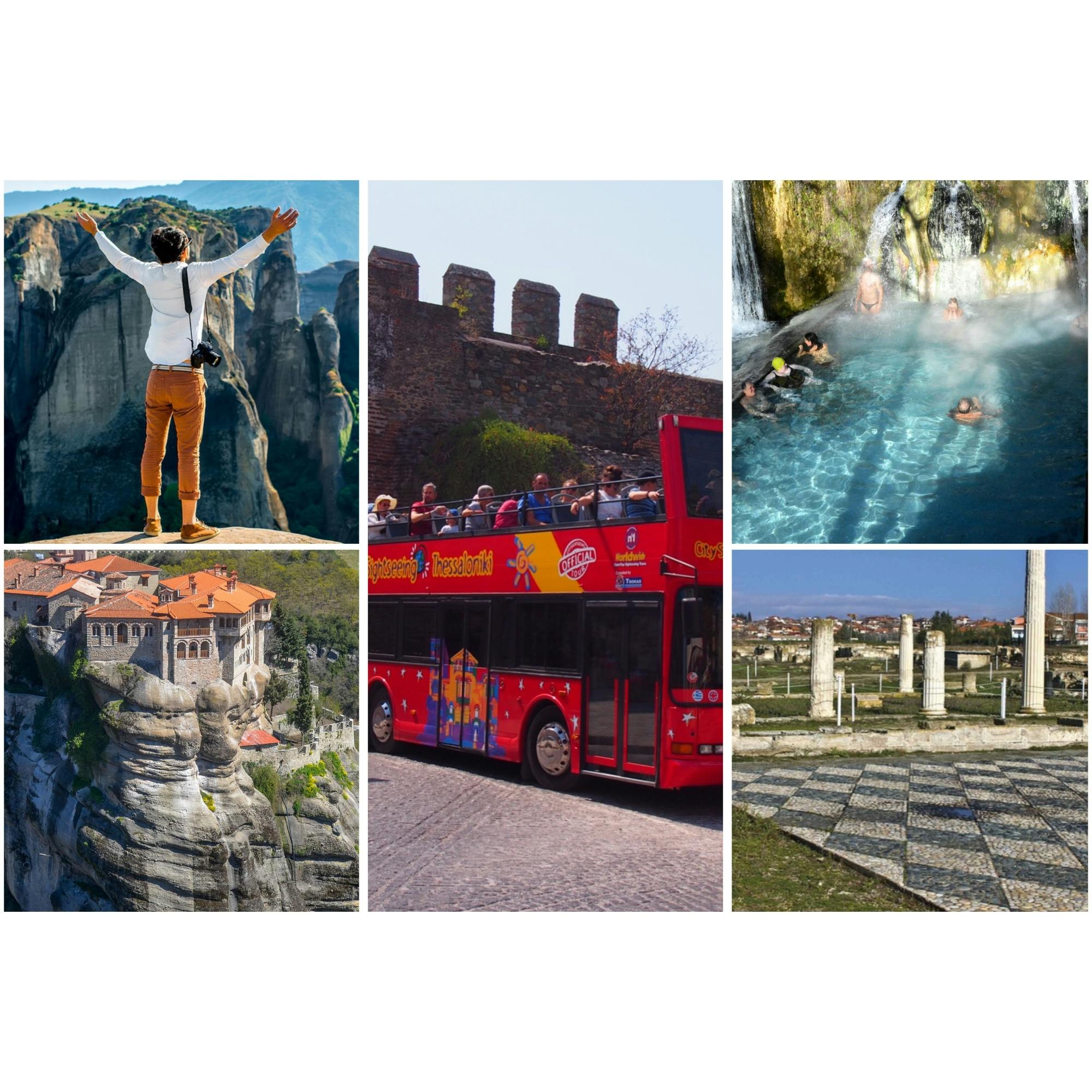 Stadtrundfahrt durch Thessaloniki Hop-on-Hop-off, 5 Möglichkeiten
