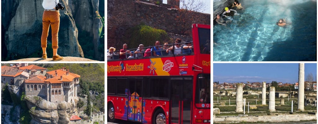 City sightseeing tour of Thessaloniki hop on hop off 5 choices