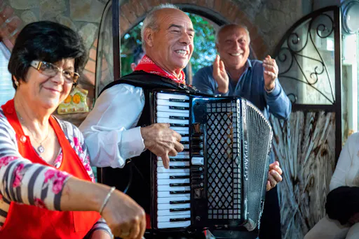 Dinner in the Madonie Mountains