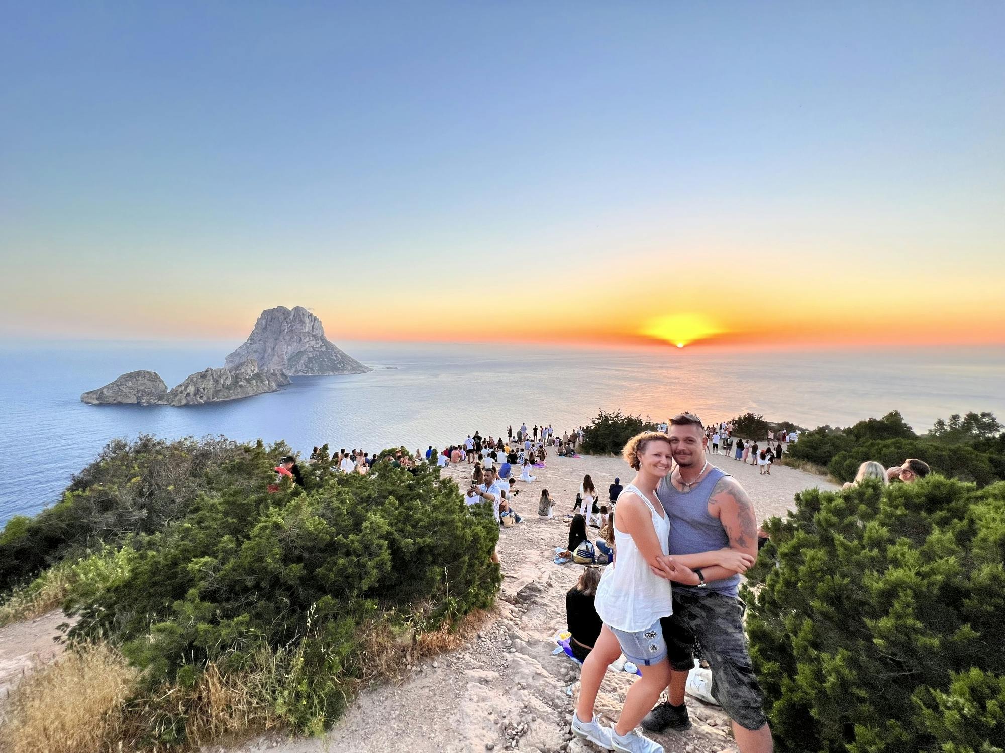 Visite privée d'Es Vedra en 4x4 au coucher du soleil