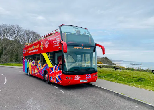 City Sightseeing hop-on hop-off bus tour of Bournemouth
