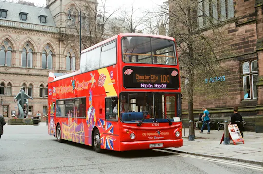 City Sightseeing hop-on hop-off bus tour of Chester