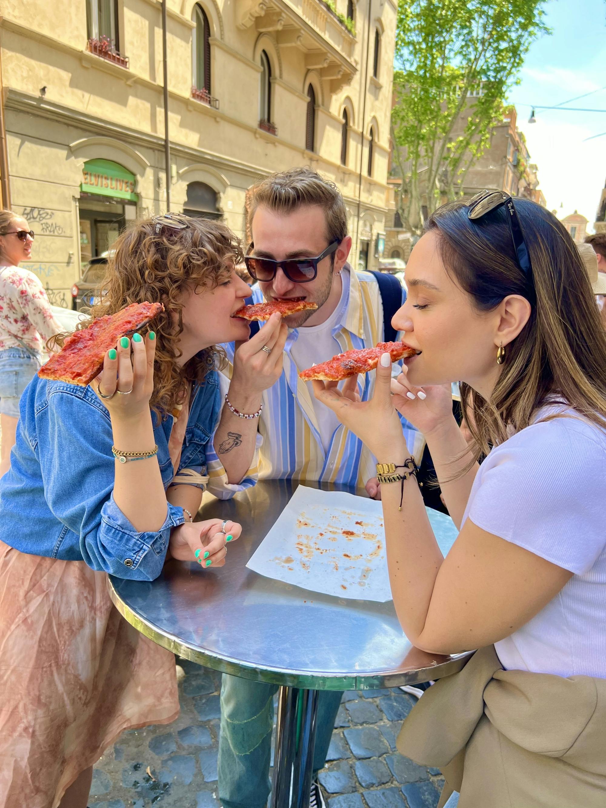 Promenade gastronomique au Trastevere avec un hôte local