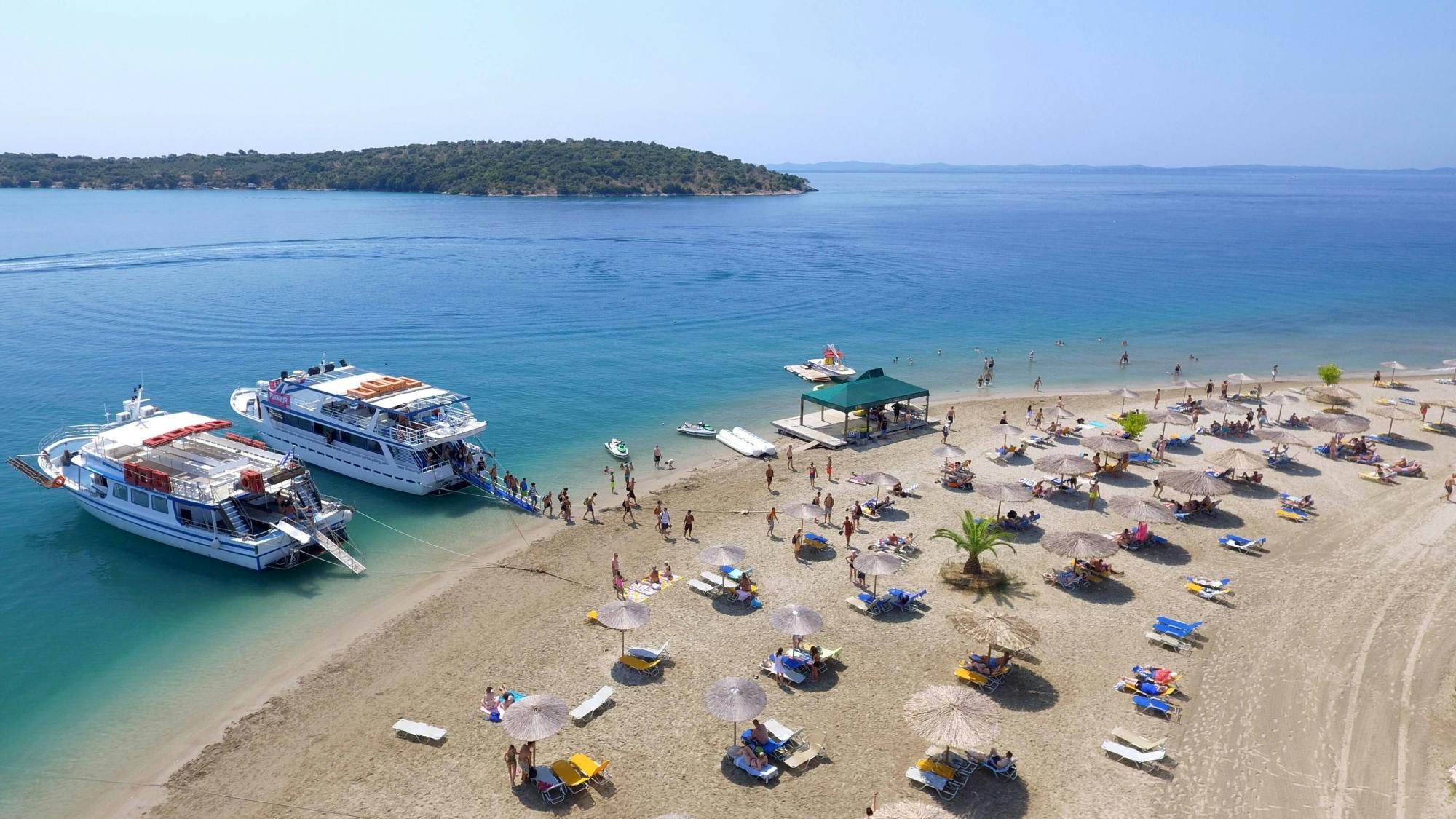 Boat Trip from Corfu to Sivota with Barbecue on Board