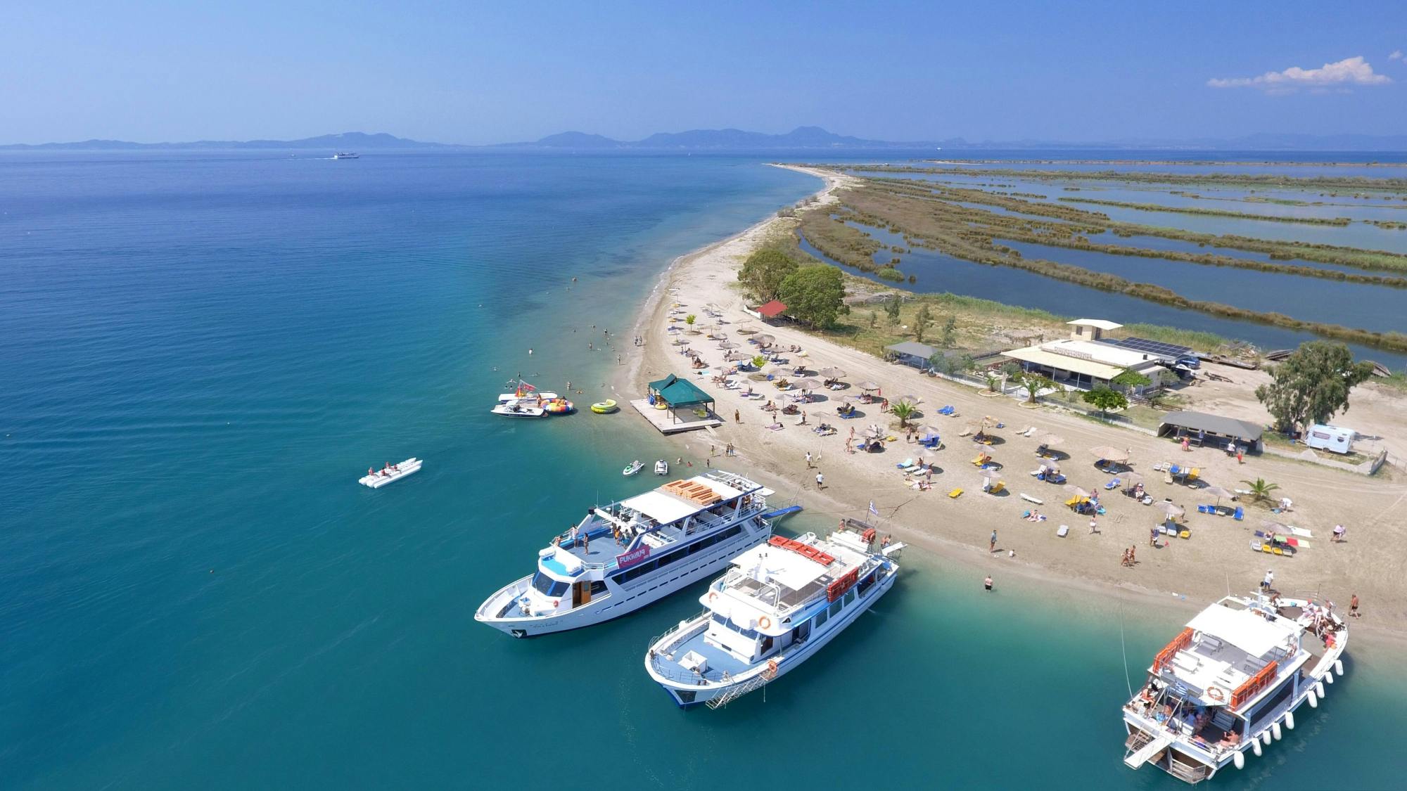 Boat Trip from Corfu to Sivota with Barbecue on Board