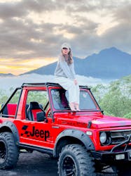Colazione al bar instagrammabile Kintamani con tour in jeep del Monte Batur
