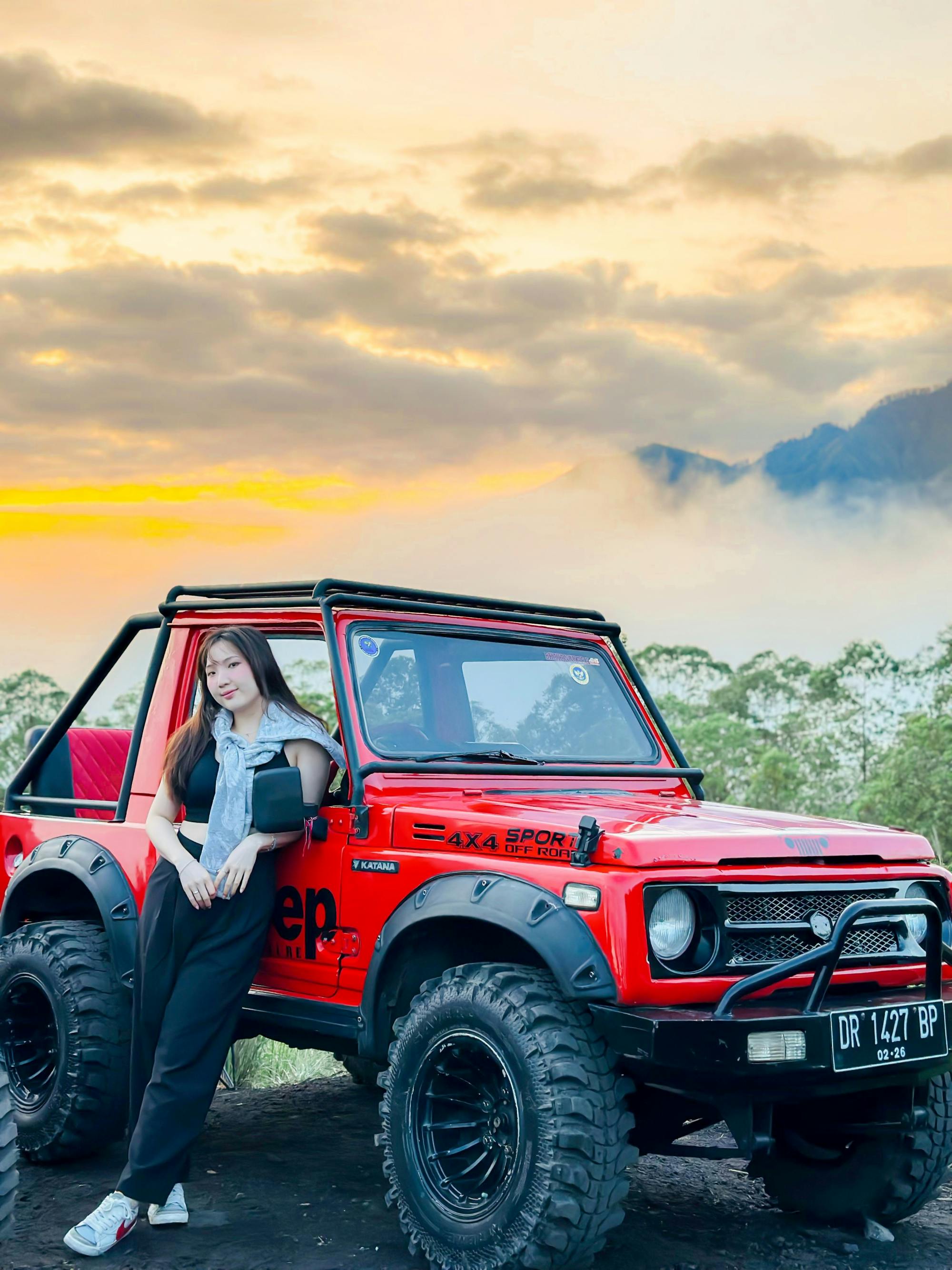 Geführter Sonnenaufgang am Mount Batur und Jeep-Erlebnis