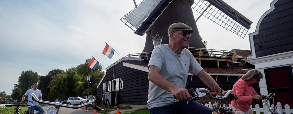 Fahrradtour durch die Landschaft von Amsterdam