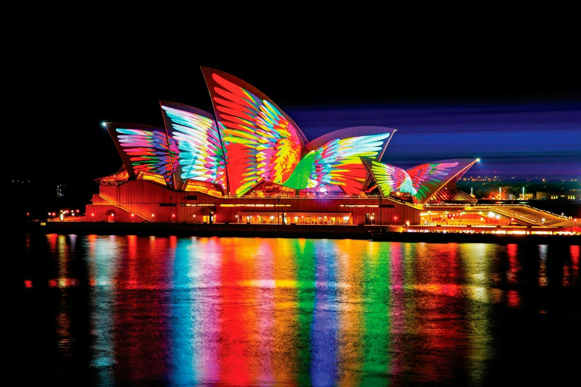 Vivid Sydney Catamaran Cruise with Canapés