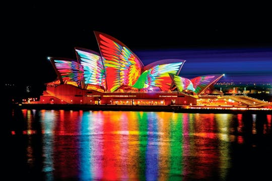 Vivid Sydney Catamaran Cruise with Canapés