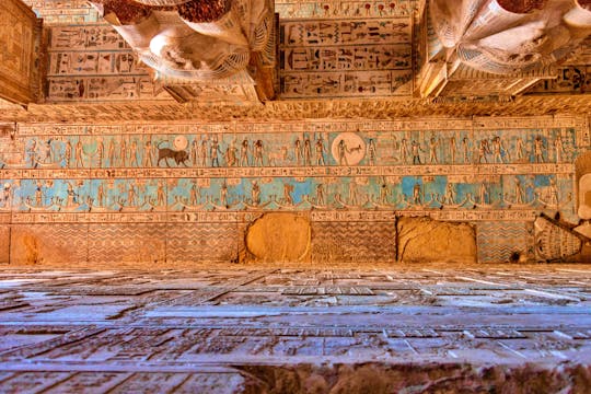 Visita guidata al tempio di Dendera e crociera in feluca con pranzo da Luxor