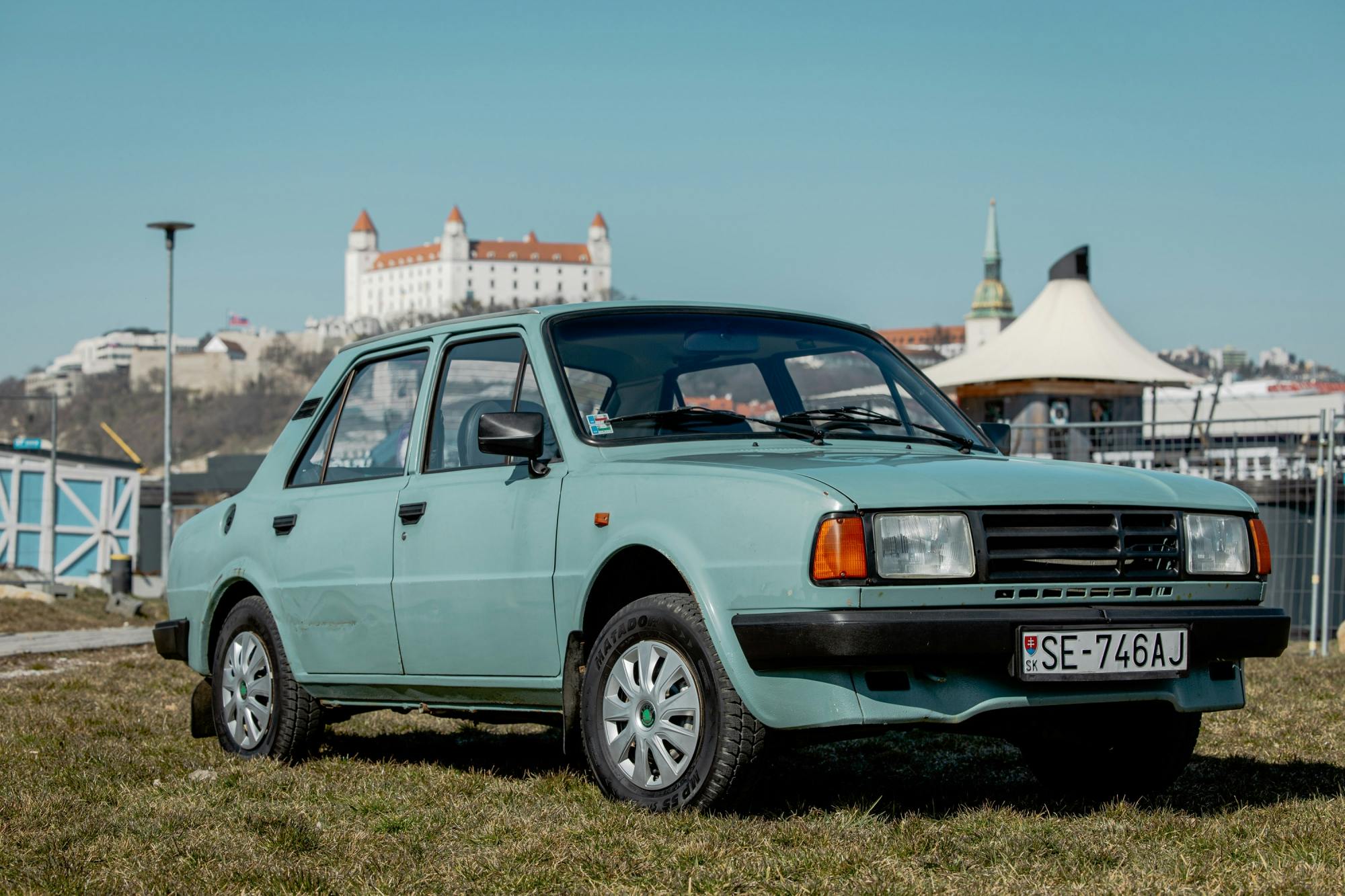 River Cruises Collection: Bratislava in a Soviet-era Skoda - Private Tour
