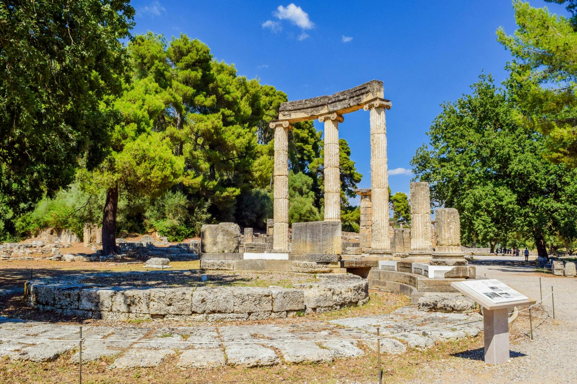 Tour dell'antica Olimpia per gli ospiti del Robinson Club