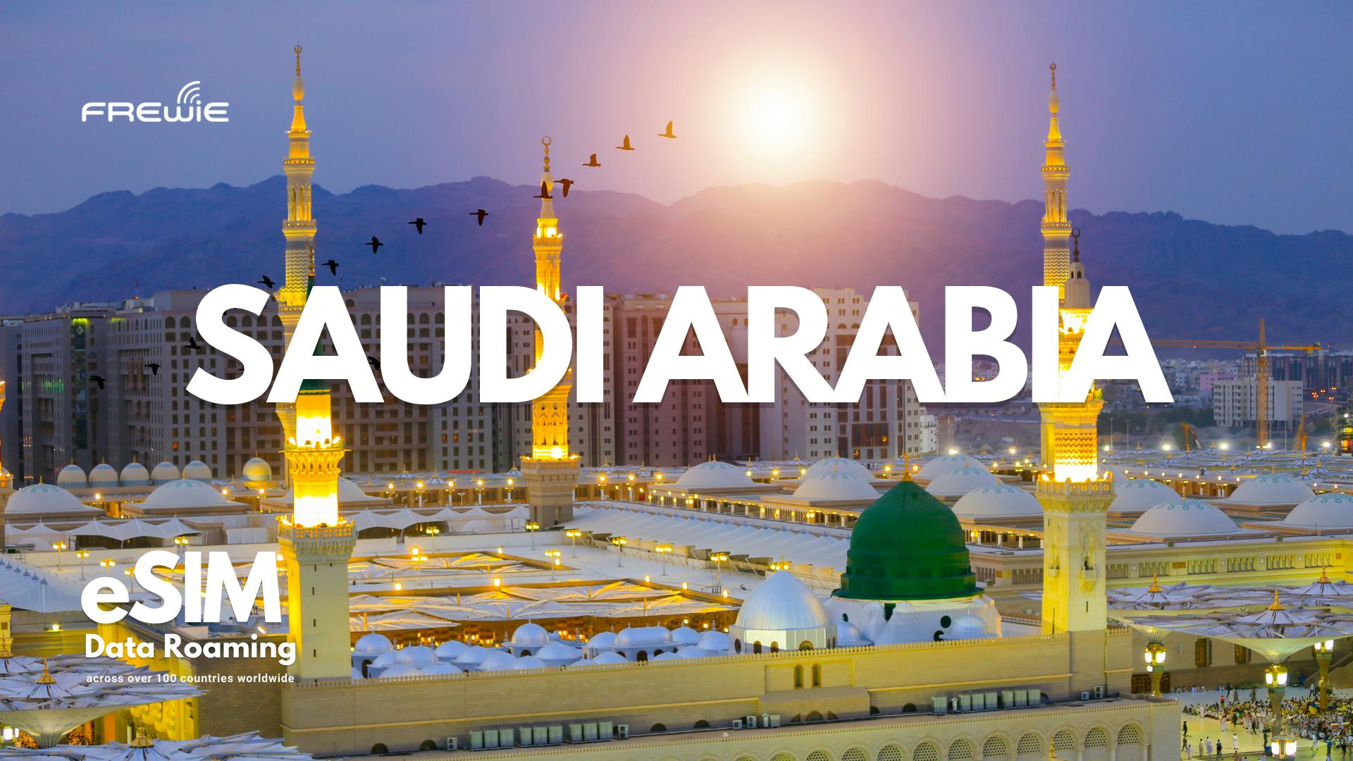 Dados eSIM da Arábia Saudita para viagens