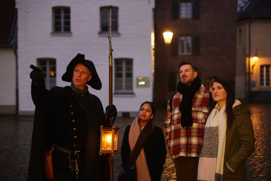 Dusseldorf Nightwatchman Tour Through Kaiserswerth