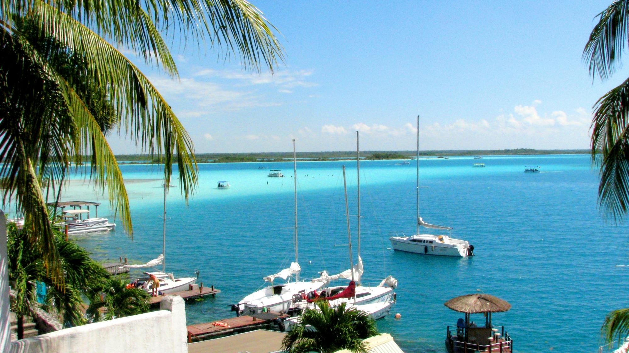 Bacalar Lagoon of Seven Colours